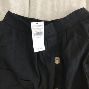 American Eagle Black Midi Skirt